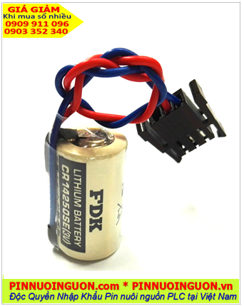 Pin FDK CR14250SE _Pin CR14250SE; Pin nuôi nguồn PLC FDK CR14250SE 1/2AA 850mAh chính hãng _Xuất xứ NHẬT 